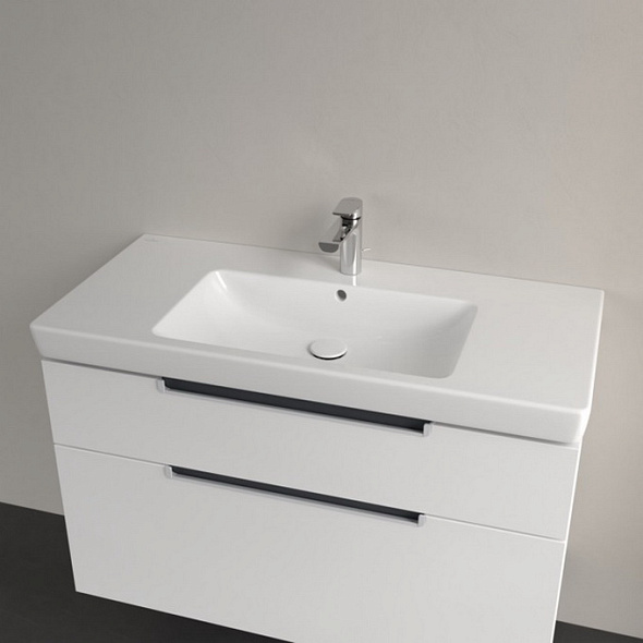 Раковина подвесная Villeroy & Boch Subway 2.0 100х47, CeramicPlus, 7175A0R1