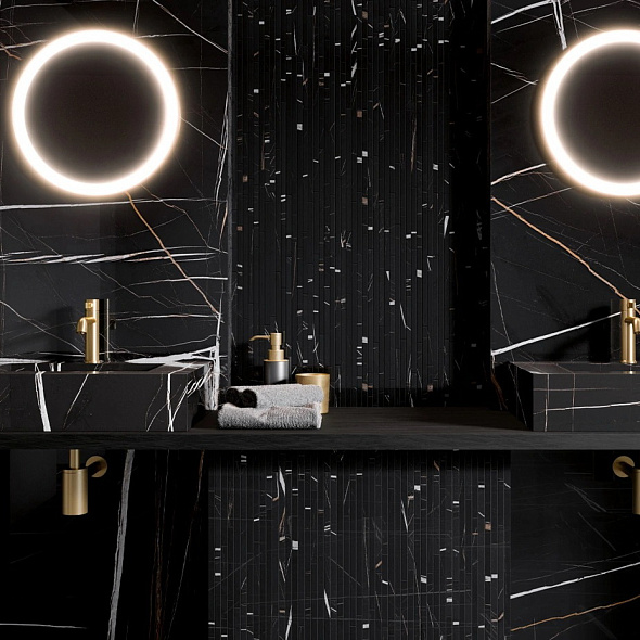 Керамогранит Italon Charme Deluxe 120х278 Lux, Sahara Noir, 6 мм