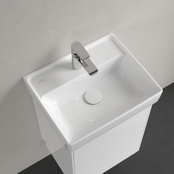 Раковина подвесная Villeroy & Boch Collaro 45х37, CeramicPlus, 433445R1, из TitanCeram