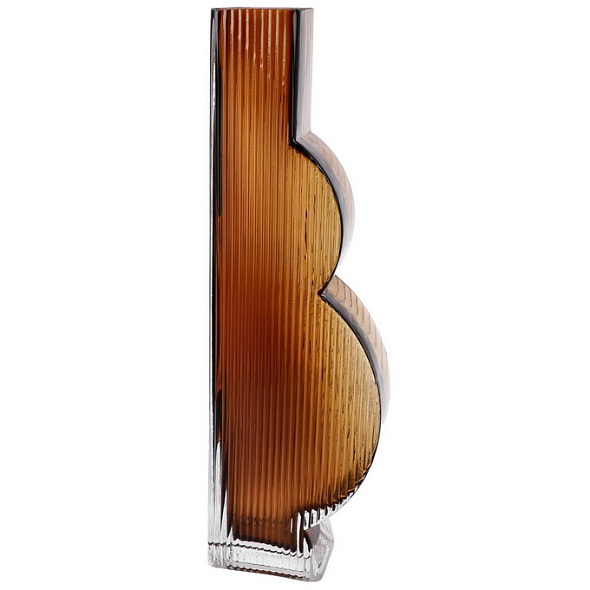 Ваза Smoky Amber 34,5 см