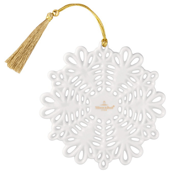 Елочная игрушка "Снежинка" Christmas Classics 10 см