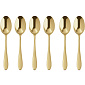 Набор ложек кофейных Velvet Gold, 6 шт