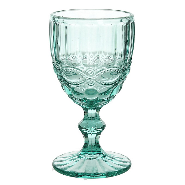 Бокал для вина Glass Madame 260 мл, цвет бирюзовый