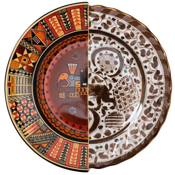 Тарелка столовая Mitla Hybrid 27,5 см