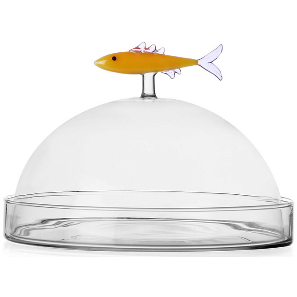 Блюдо с крышкой "Сардина" Marine Garden 21 см