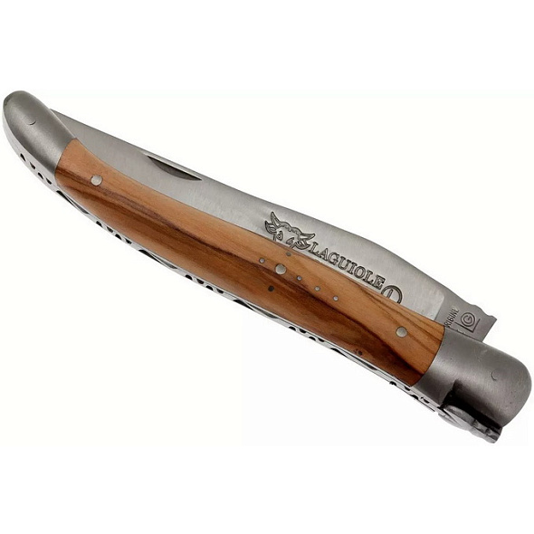 Нож карманный складной Pocket Knives 12 см, ручка - оливковое дерево