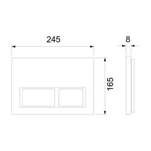 Комплект инсталляции TECEspring + кнопка белая, 4в1, S955203