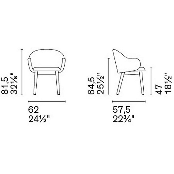 Стул Calligaris Holly Fab
