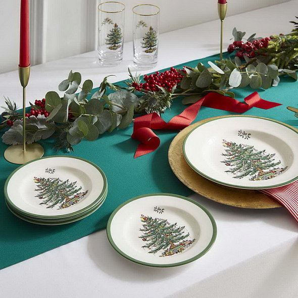Набор тарелок салатных Christmas Tree 20 см, 4 шт