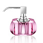 Дозатор для жидкого мыла Decor Walther Kristall 0924261, розовый/хром Дозатор для жидкого мыла Decor Walther Kristall 0924261, розовый/хром