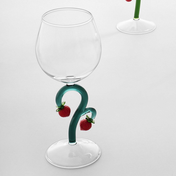 Бокал "Клубника" Fruits & Flowers 350 мл