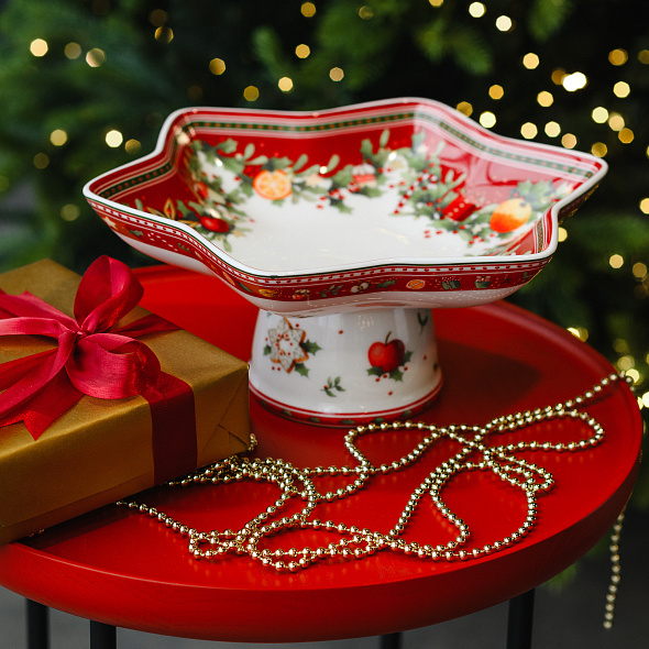 Блюдо на ножке Winter Bakery Delight 27х21 см
