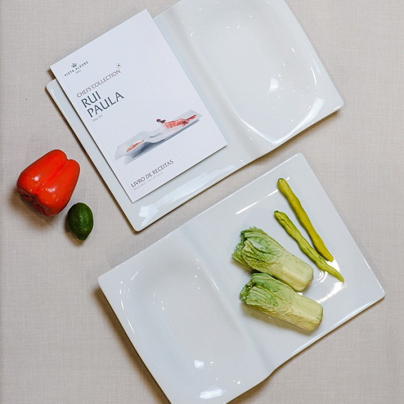 Набор блюд Chef's Collection 32,6х23 см, 2 шт + книга рецептов от Rui Paula