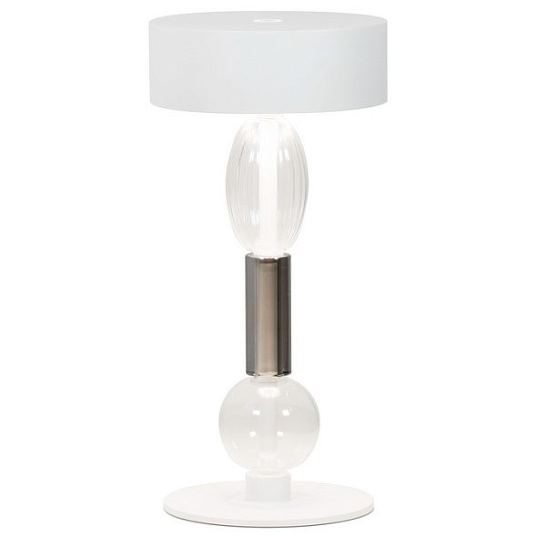 Лампа настольная Zafferano Royal Family Wi-Fi Pro 28 см, белая