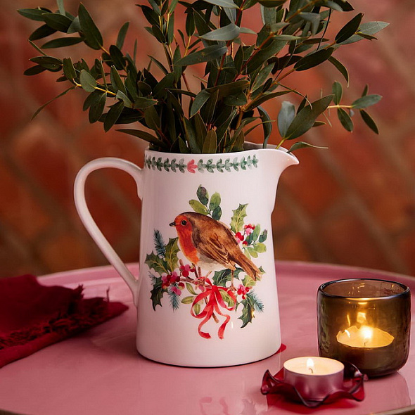Кувшин Botanic Garden Christmas Holly" Зарянка" 850 л