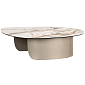 Стол журнальный Calligaris Twins 110х87, Calacatta Paonazzo