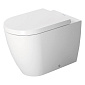 Унитаз приставной Duravit ME by Starck 60х37, Wondergliss, 21690900001, с сиденьем