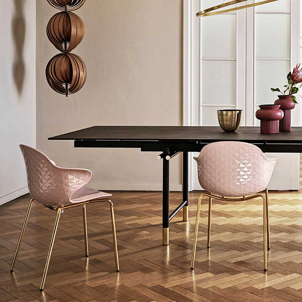 Стул Calligaris Saint Tropez, Glossy Pale Pink