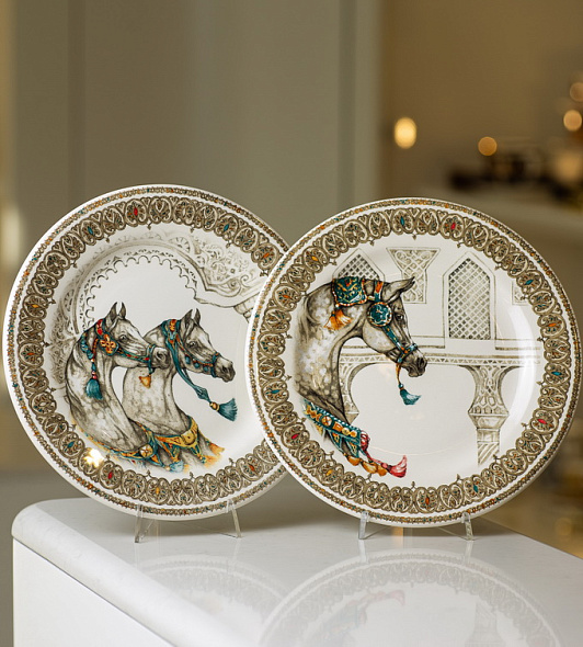 Набор тарелок салатных Chevaux du vent 22 см, 4 шт