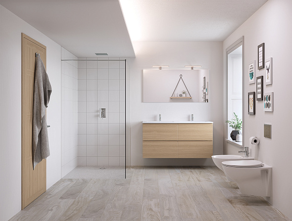 Унитаз подвесной RAK Ceramics Karla KAWC00003, с сиденьем