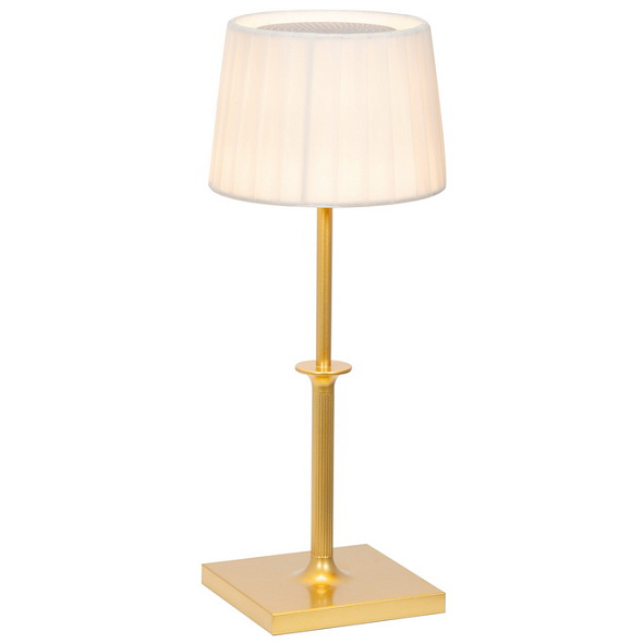 Лампа настольная Zafferano Poldina Classic Pro 32 см, цвет золото