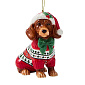 Елочная игрушка Spode Christmas Tree Ornaments "Такса" 9 см