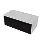 Тумба с раковиной Kolpa-San Pandora OUP 110 BL. Stone, 110х54, подвесная, черный камень