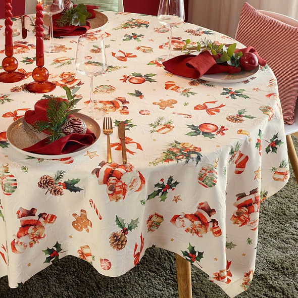 Скатерть круглая Captain Reindeer 170 см