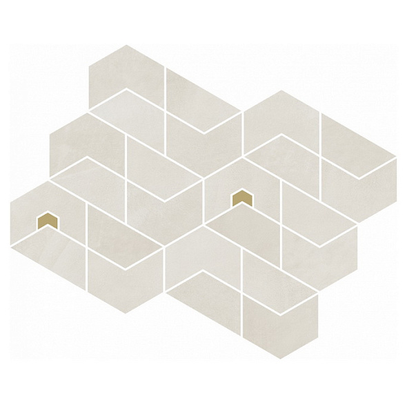 Мозаика керамогранитная Italon Continuum 31,1х38,2, Polar Mosaico Jewel, 9 мм