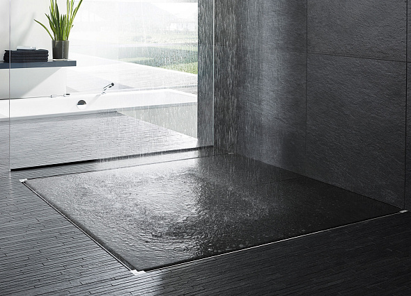 Душевой трап Viega Advantix Vario 704353, 30-120 см, с матовой вставкой