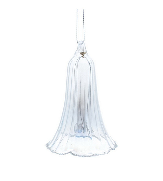 Елочная игрушка "Колокольчик" 10 см