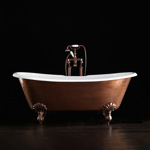 Ванна чугунная Devon&Devon Admiral 172, с ножками Deco, 173x79