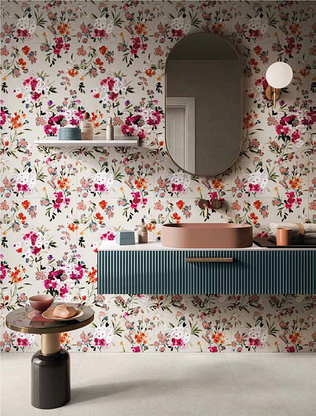 Керамогранит Panaria Ceramica Glam 50х100, Bouquet, 3,5 мм