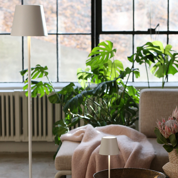 Лампа напольная Zafferano Poldina Pro XXL 150 см, белая