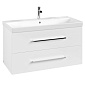 Тумба с раковиной Villeroy & Boch Avento 100х51, Brilliant White
