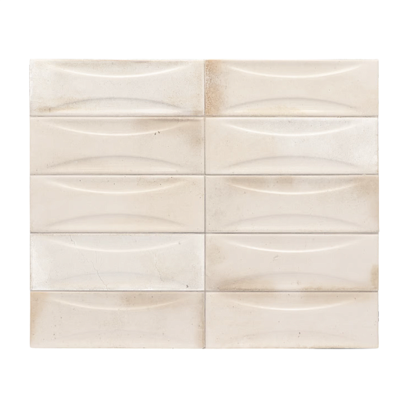 Плитка керамическая Equipe Hanoi 6,5х20, Arco White, 8 мм