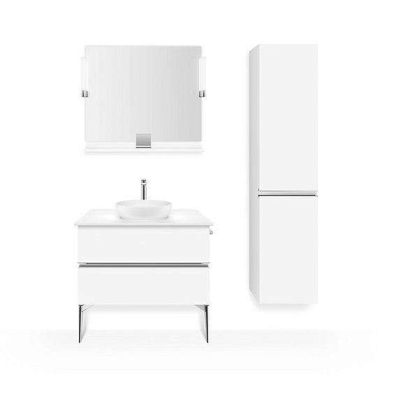 Раковина Duravit Sivida 40х40, из DuroCast, белая