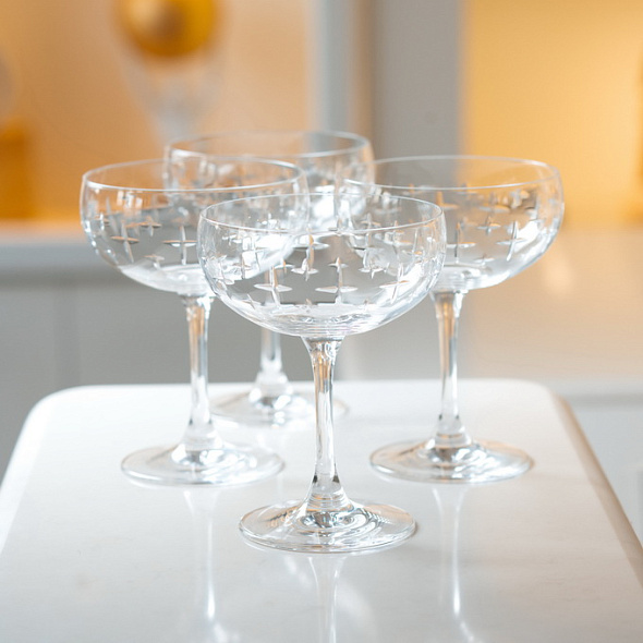 Набор бокалов для коктейлей Newport Twist 280 мл, 4 шт