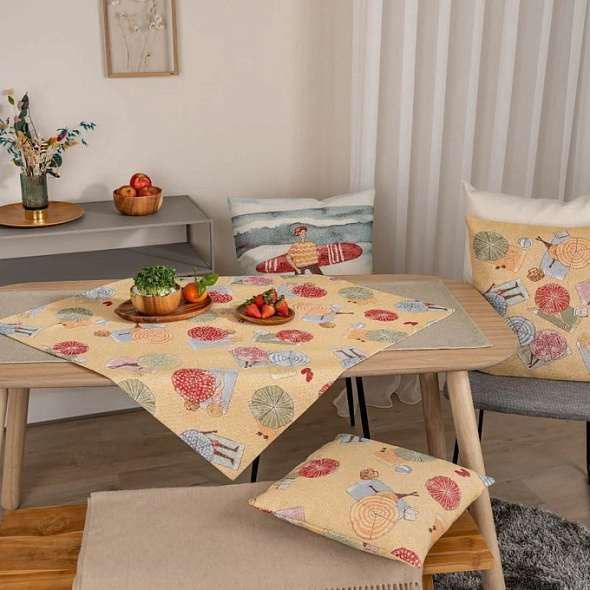 Скатерть-дорожка Sand City Beach 50х130 см