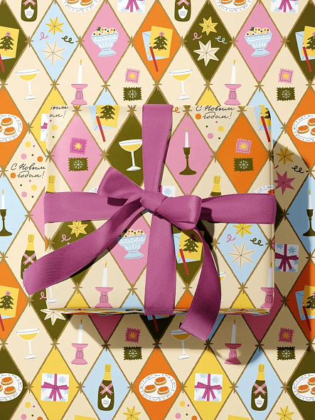 Упаковка бумажная новогодняя