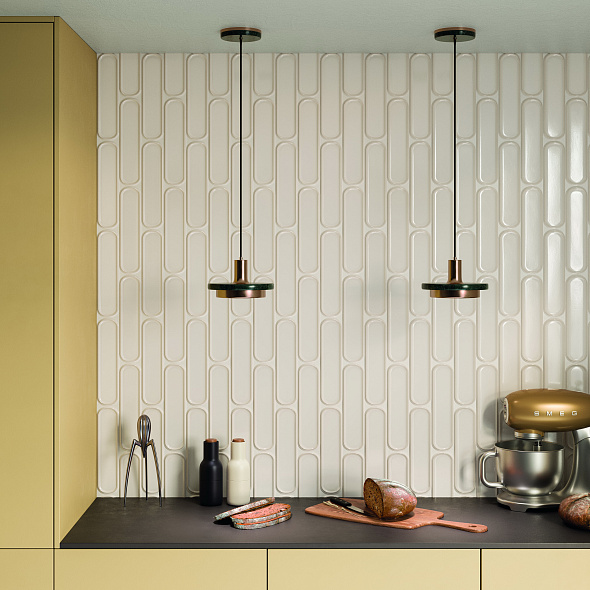 Плитка керамическая Wow Aquarelle 7,5х30, O Vapor, 8,5 мм