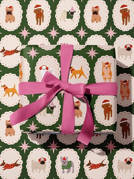 Упаковка бумажная новогодняя