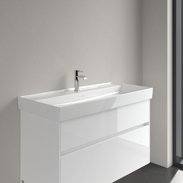 Раковина Villeroy & Boch Collaro 100х47 4A33A201, TitanCeram, без перелива, белая