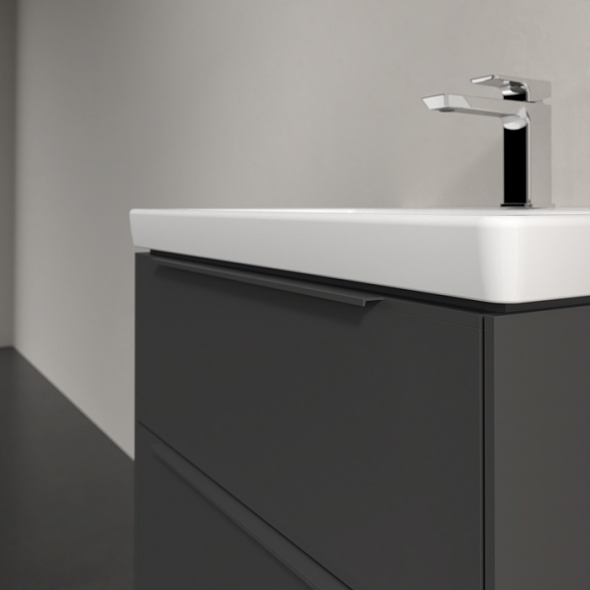 Тумба с раковиной Villeroy & Boch Subway 3.0 65х47, графит