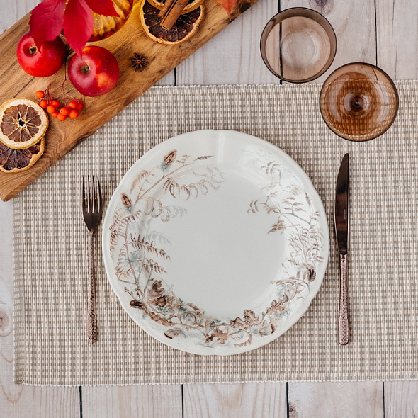 Набор тарелок столовых Sologne 27,3 см, 4 шт