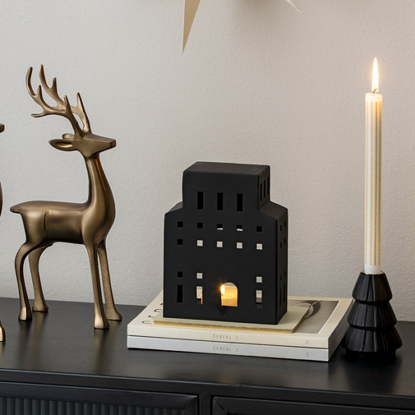 Подсвечник Villeroy & Boch Christmas Chic "Дом" 20 см