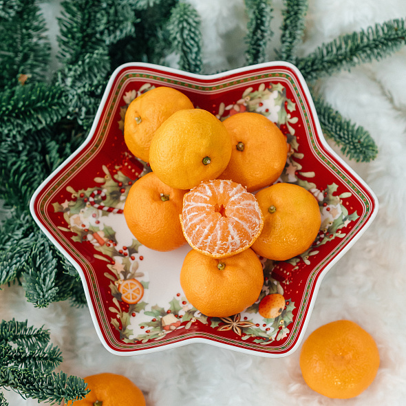 Блюдо на ножке Winter Bakery Delight 27х21 см