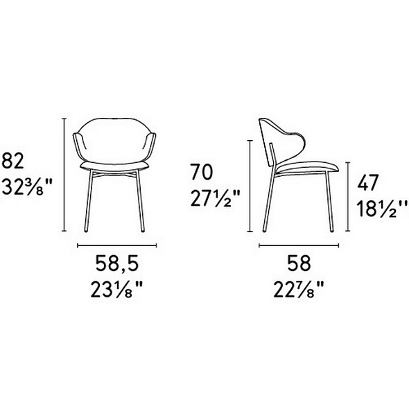 Стул Calligaris Holly, Black