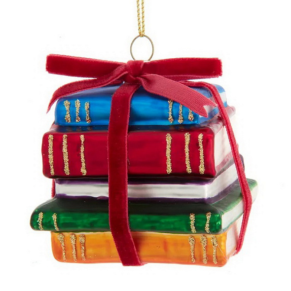 Елочная игрушка "Связка книг" 7,6 см