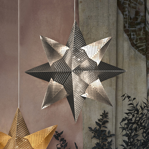 Фигурка "Звезда" 35 см, цвет серебро